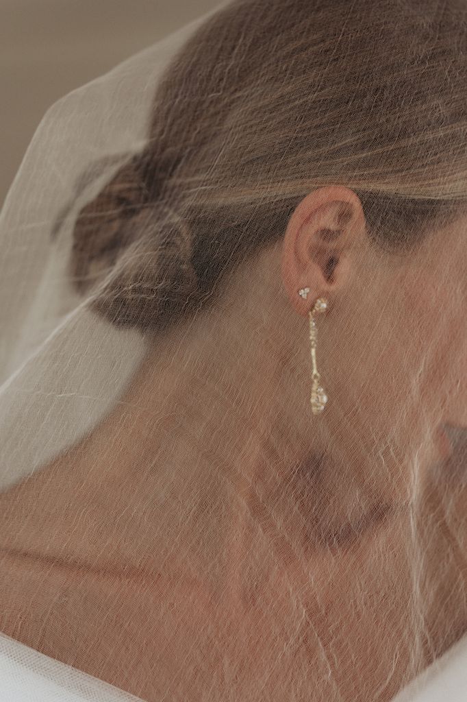 Pendientes de novia M de Paulet