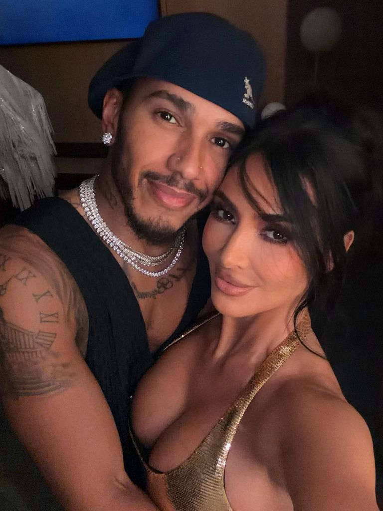 Lewis Hamilton y Kim Kardashian