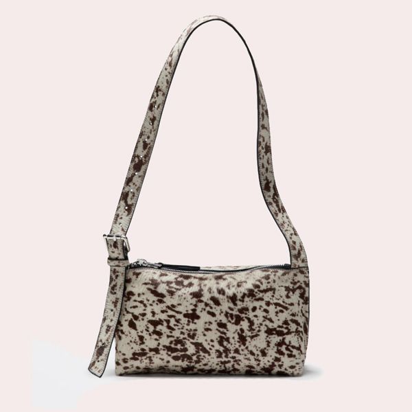 Bolso mini piel pelo animal print