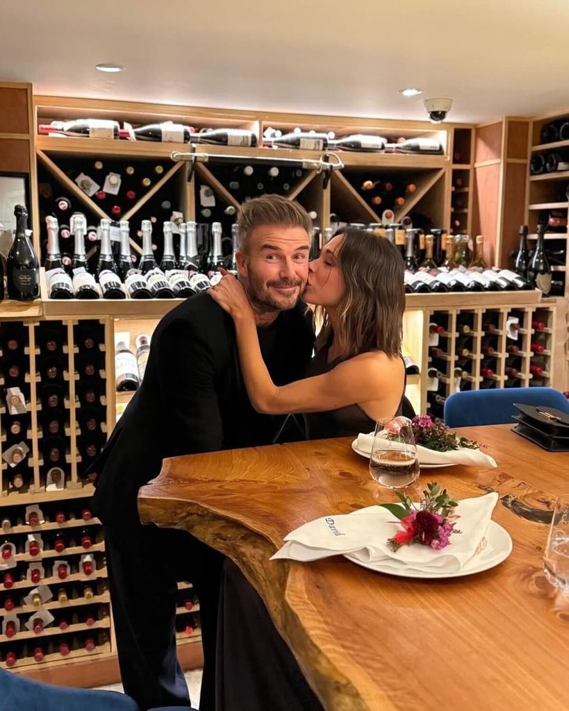 Victoria Beckham con look de San Valentín