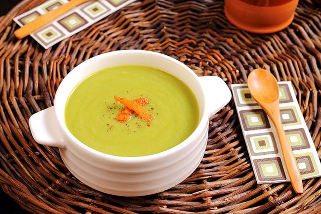 Receta de salmorejo de kiwi en Thermomix