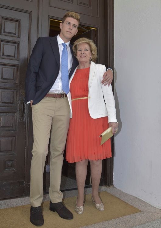 Laura Valenzuela con su nieto Fran 