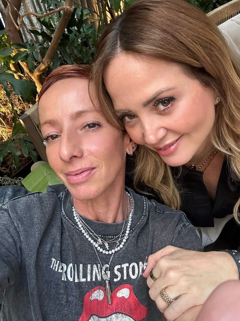 Andrea Legarreta y su prima Valeria