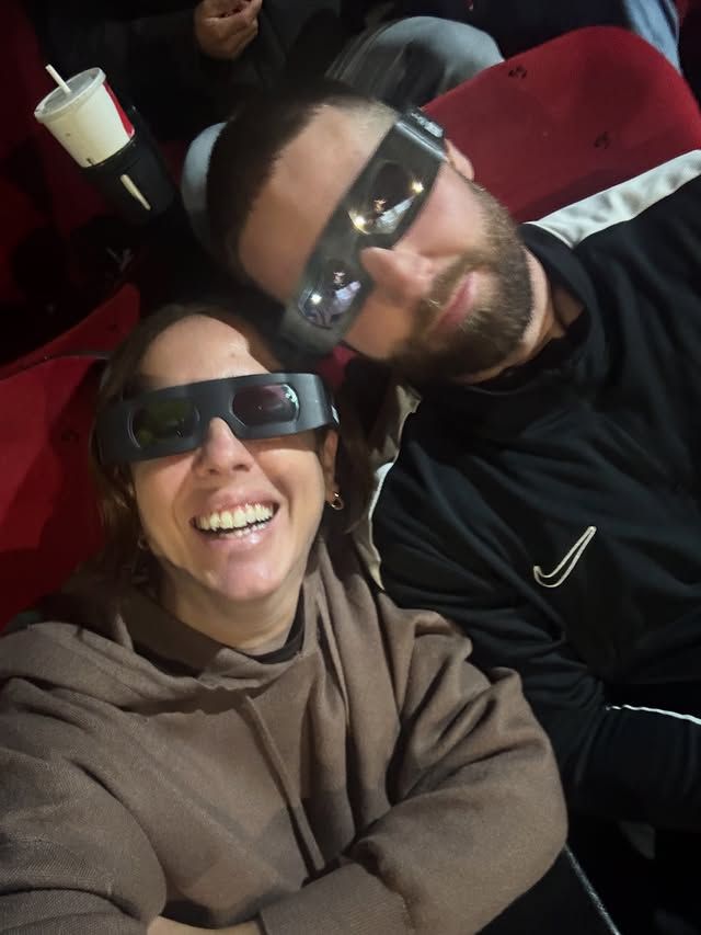 La pareja, muy feliz en estas fechas 
