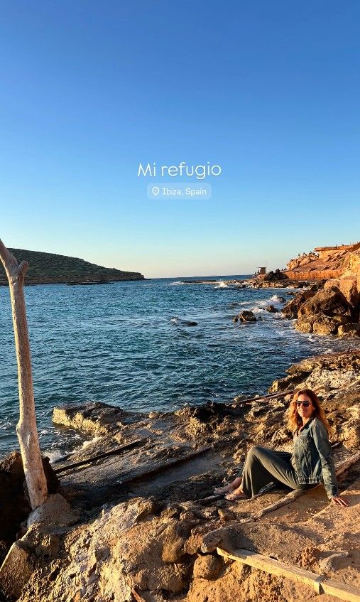 "Mi refugio", ha dicho sobre su reciente escapada a Ibiza