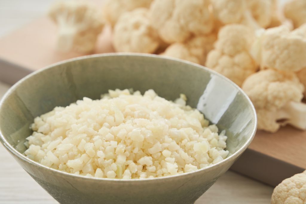 Coliflor rallada, perfecta para sopas, ensaladas, salteados, falsos arroces...