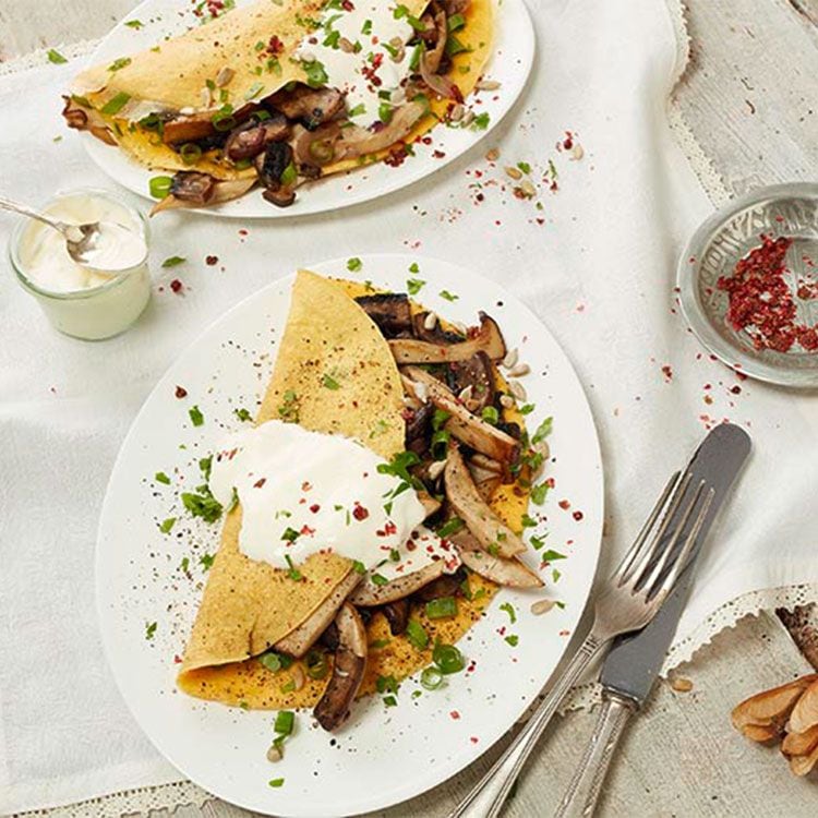 Tortillas de setas