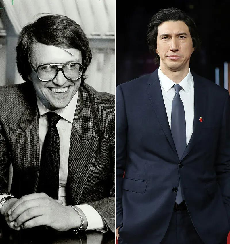 Maurizio Gucci y Adam Driver