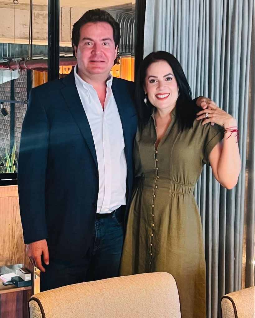 América Guinart y su esposo Álvaro Favier
