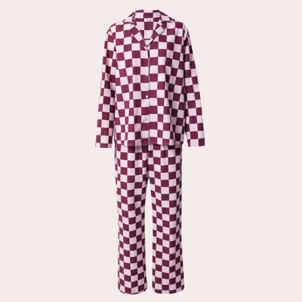 pijama damero