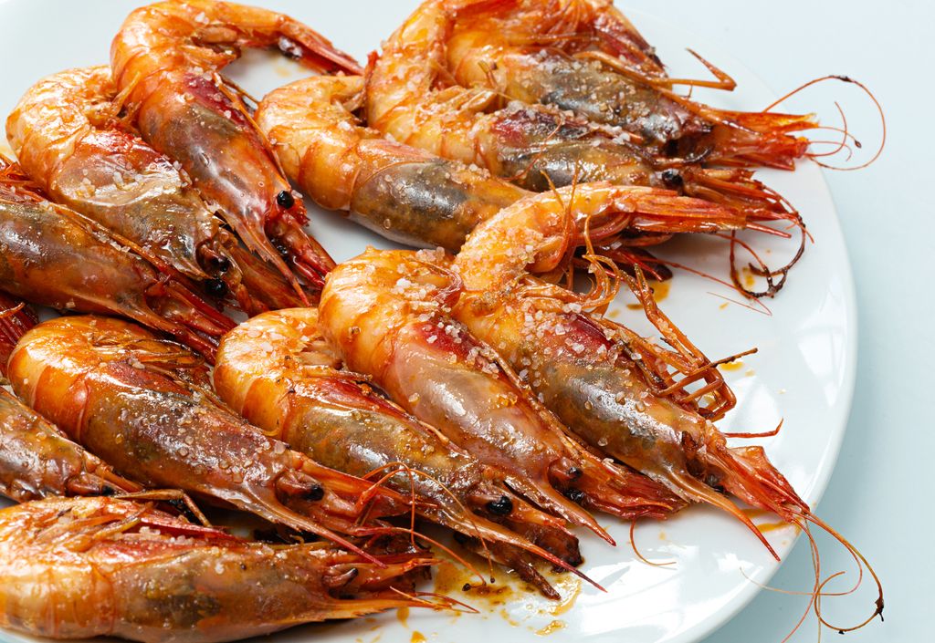 Gambas a la plancha