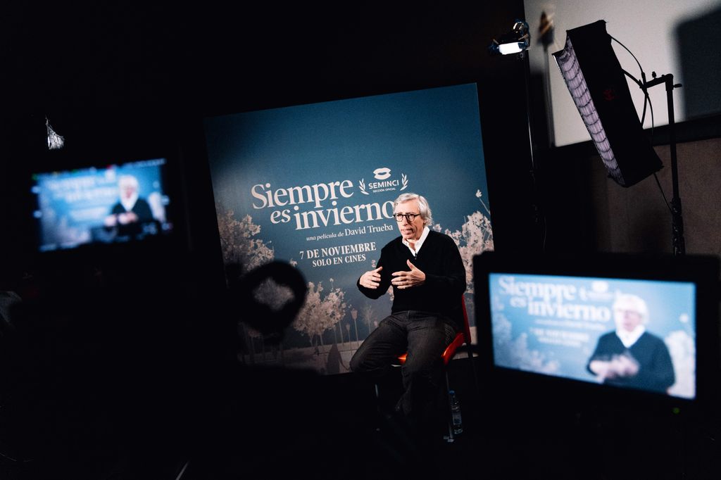 El director, en una de las entrevistas durante la promoción de su nueva obra cinematográfica