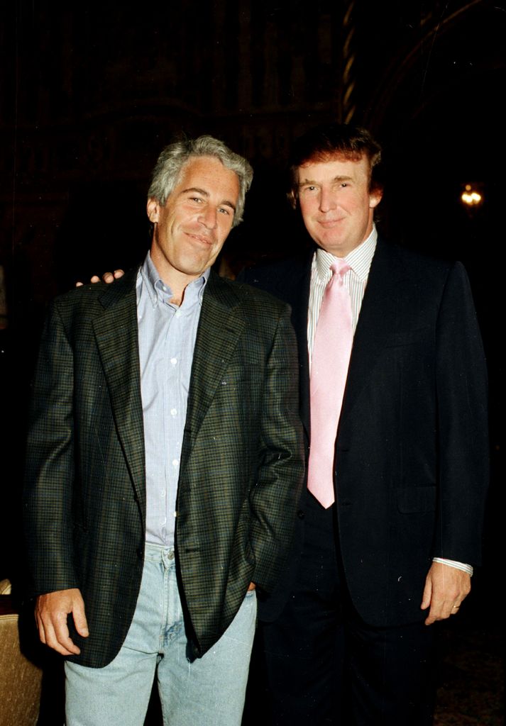Jeffrey Epstein y Donald Trump en 1997