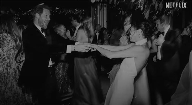 Los duques de Sussex bailando en su boda