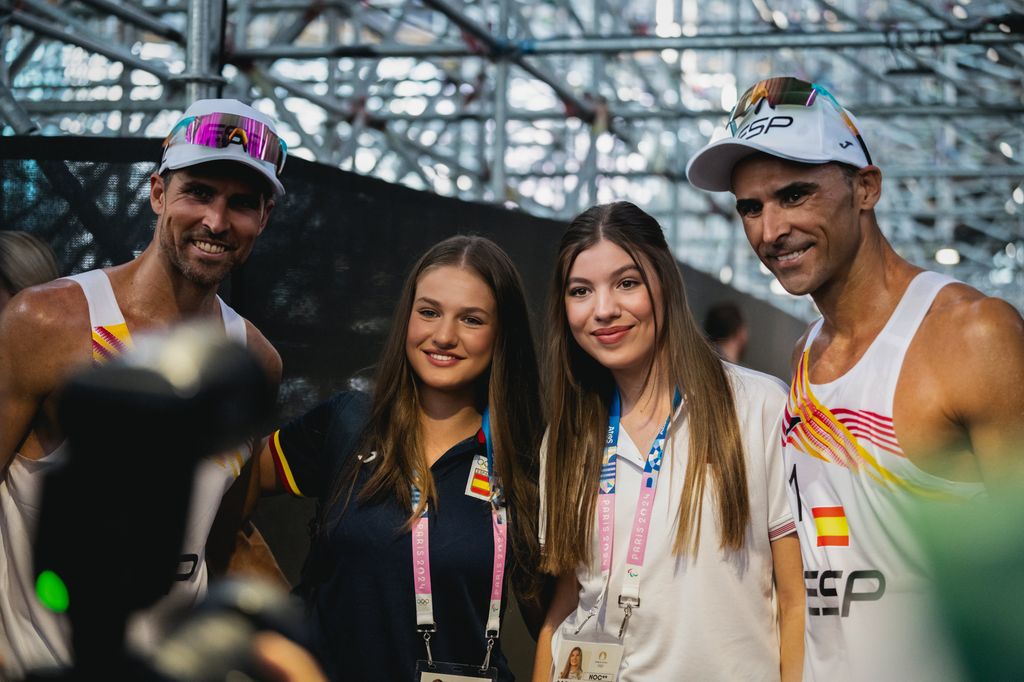 Princesa Leonor e Infanta Sofía en los Juegos Olímpicos de París de 2024