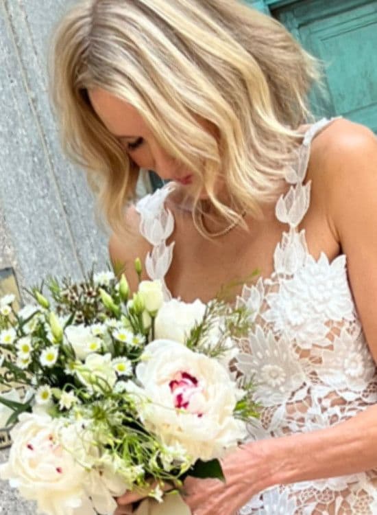 Naomi Watts vestida de novia