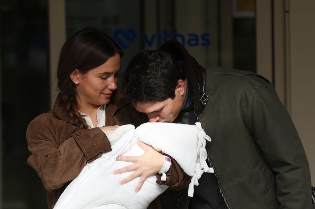 María Pombo ha bromeado con que al principio Mariana "no se parecía a nadie", pero que pasados unos días ven cada vez más rasgos de Martín en ella