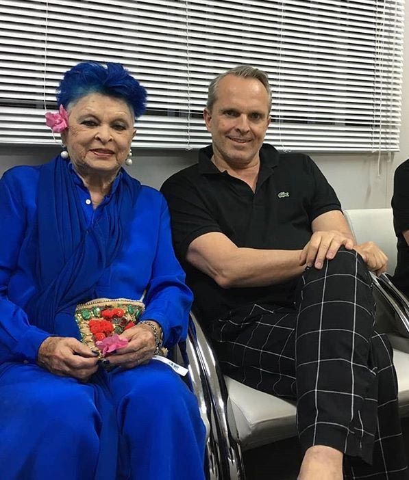 Miguel Bosé y Lucía Bosé