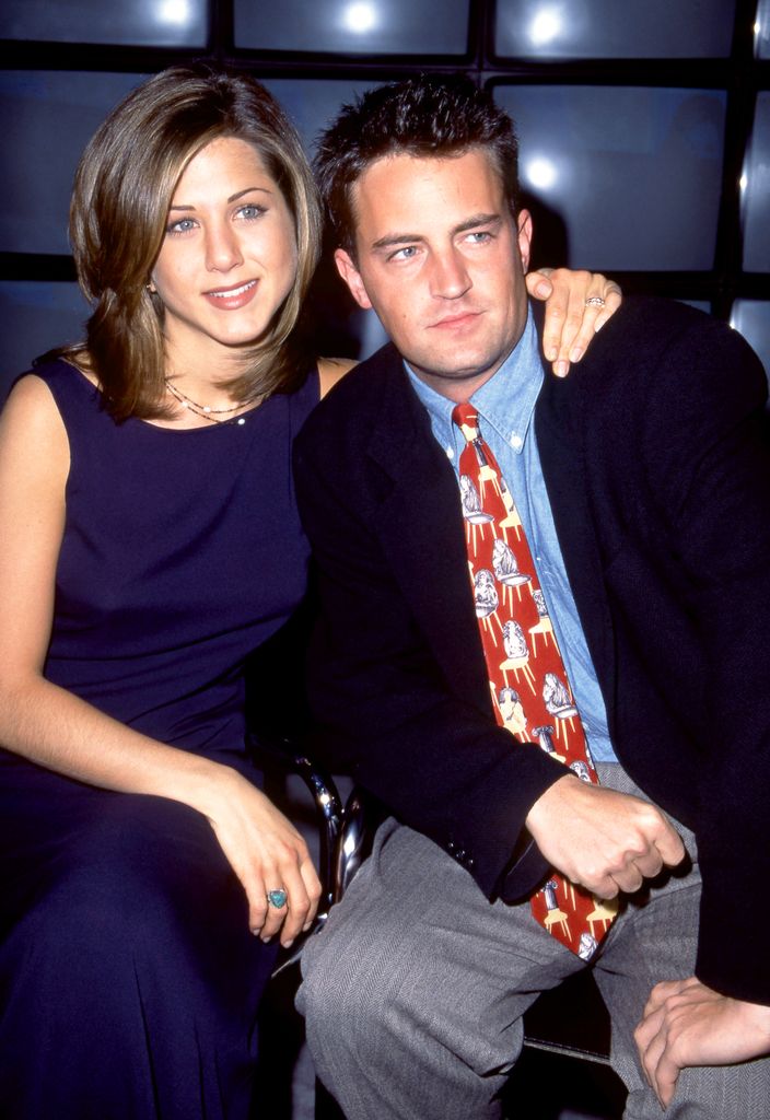 Matthew Perry y Jennifer Aniston en 1995