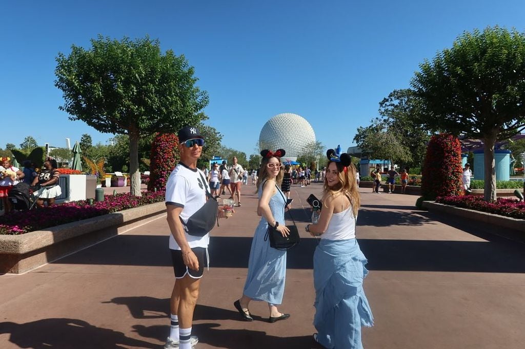 Los Legarreta-Rubín viajaron a Walt Disney World, en Florida, para celebrar a Mía