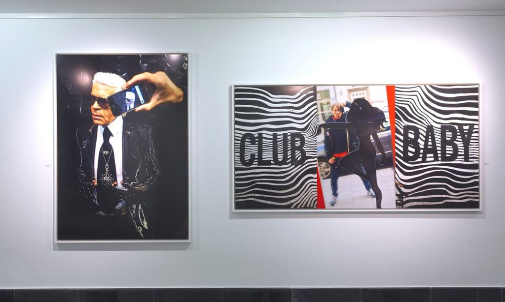 La fotografía de Karl Lagerfeld, estrella de su exposición en la Galería Isolina Arbulu de Marbella.