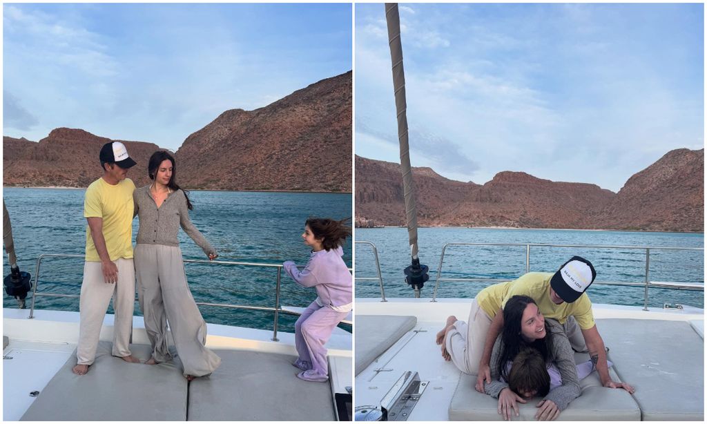 Mauricio se dejó ver muy feliz junto a sus amadas hijas.