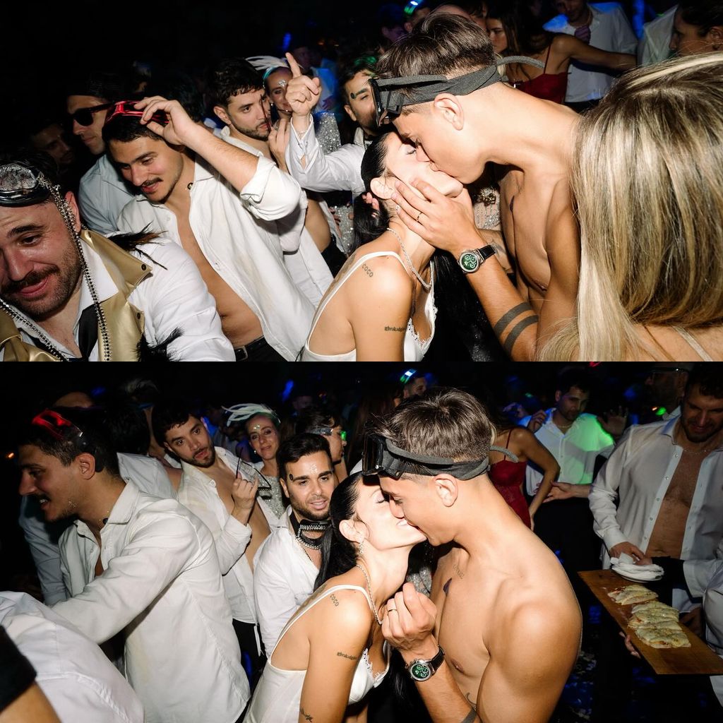 Oriana Sabatini y Paulo Dybala disfrutaron al máximo su fiesta tras casarse.