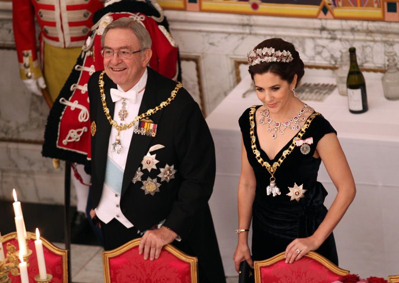Mary de Dinamarca con Constantino de Grecia 