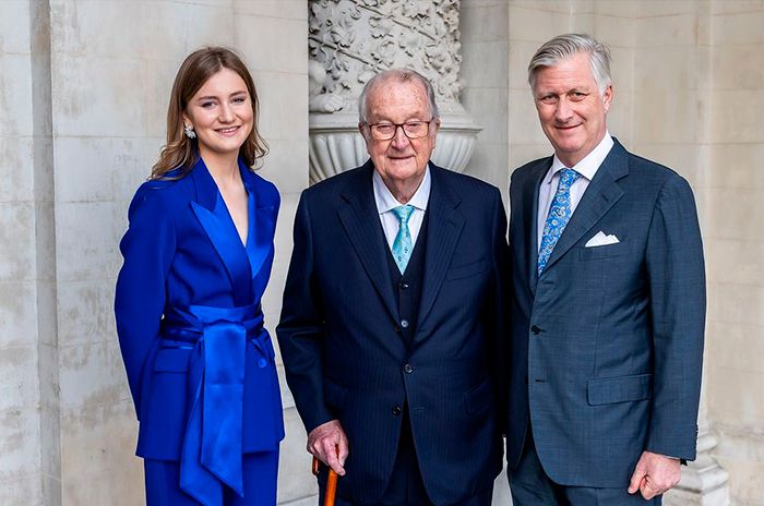 Alberto, Felipe y Elisabeth de Bélgica
