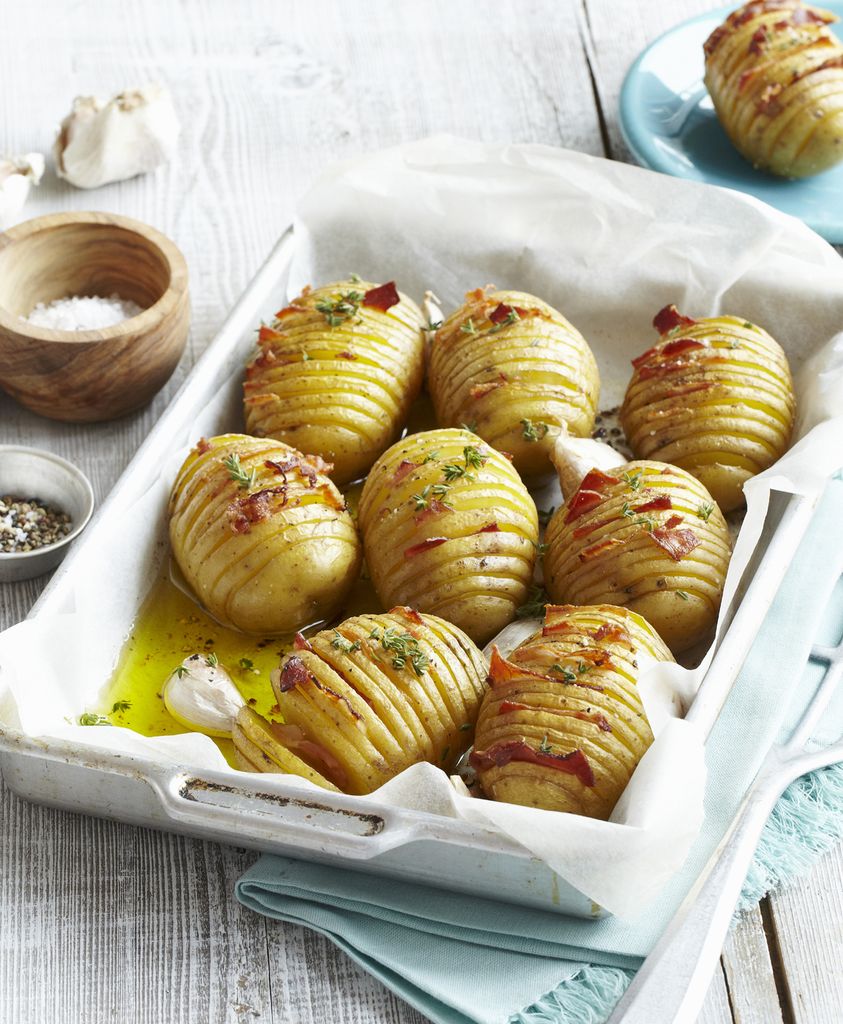 Patatas Hasselback.