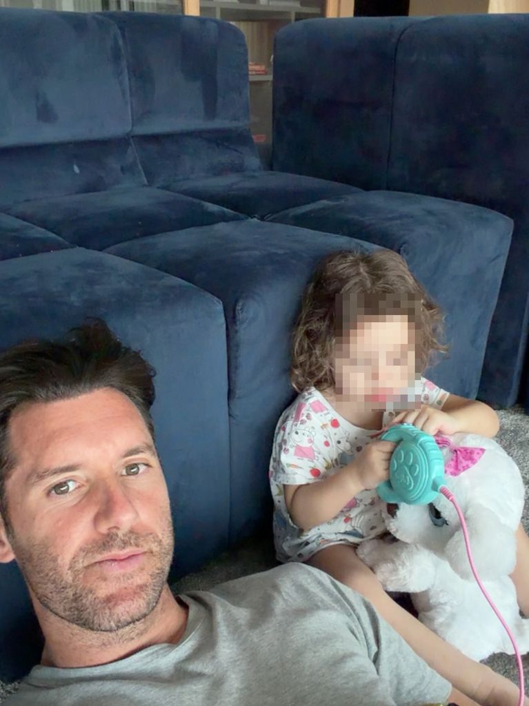 El ex baloncestista en un plan relajado con su hija Anaís