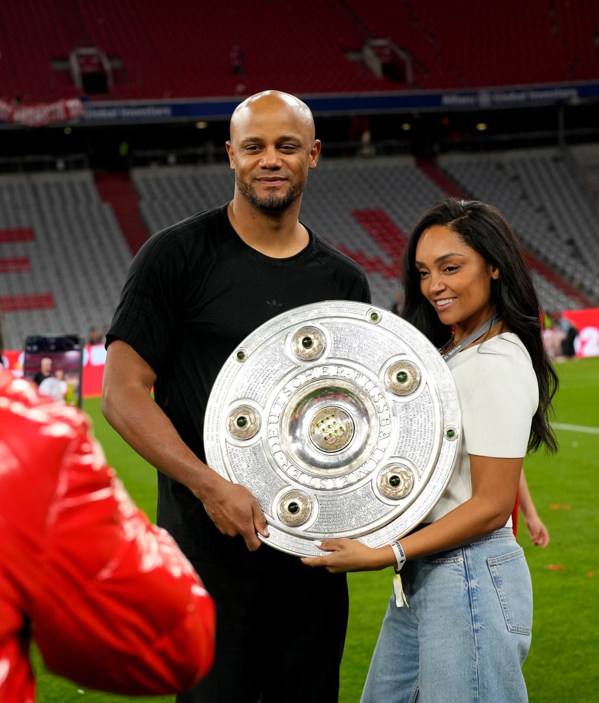 Vincent Kompany y su mujer, Carla Higgs