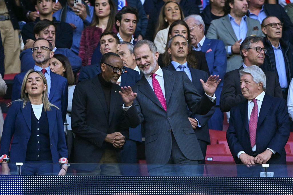 El rey Felipe VI en el Metropolitano