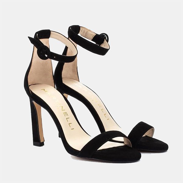 sandalias tacon martinelli negras
