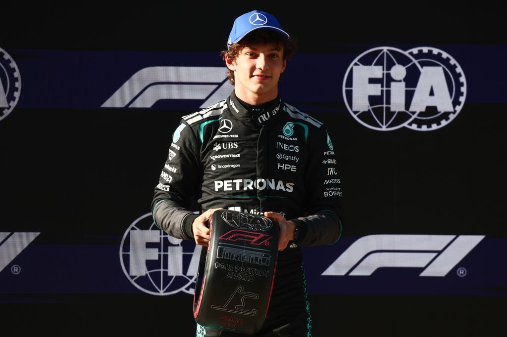 Andrea Kimi Antonelli, este sábado en el GP de China