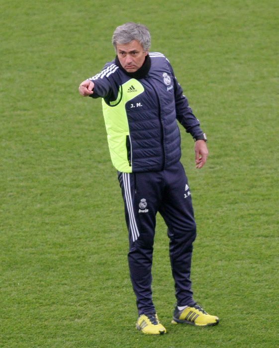 José Mourinho, como entrenador del Real Madrid.