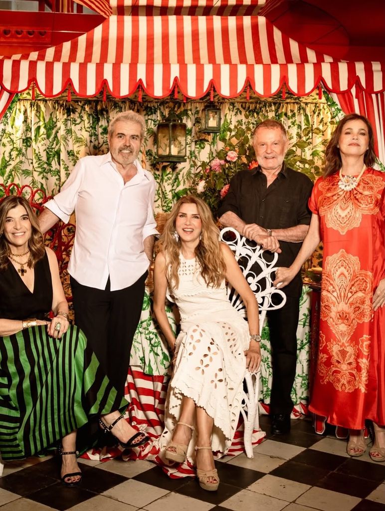 Xandra Falcó, Lorenzo Caprile, Sandra Segimón, Pascua Ortega y  Natacha Apolinario