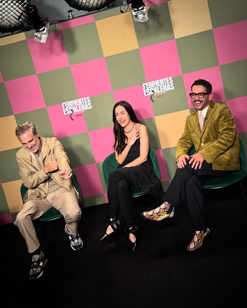Juan Pablo Medina, Cecilia Suárez y Manolo Caro derrocharon complicidad en la promoción de 'Serpientes y Escaleras'. 