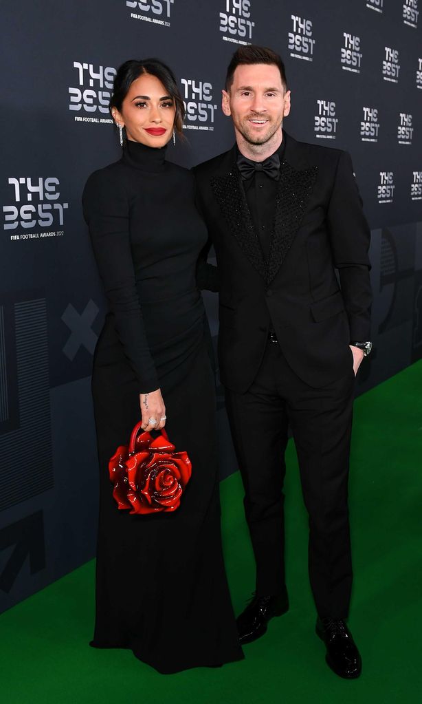 Antonela Roccuzzo and Lionel Messi