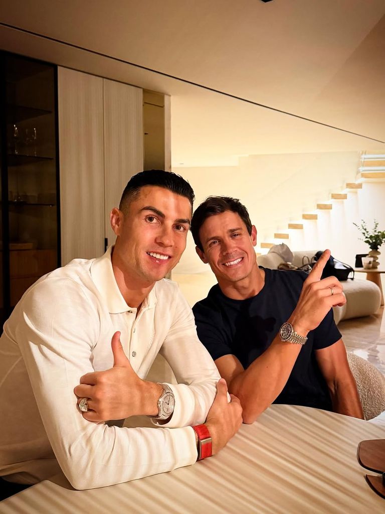 Cristiano Ronaldo apoya a Edu Aguirre