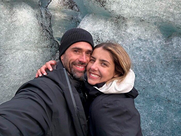 Michelle Renaud y Matías Novoa