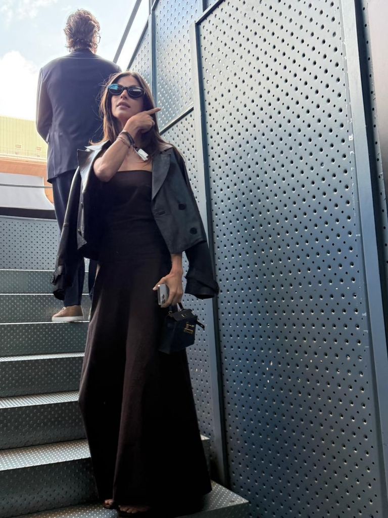 Sandra Gago, en el Mutua Madrid Open