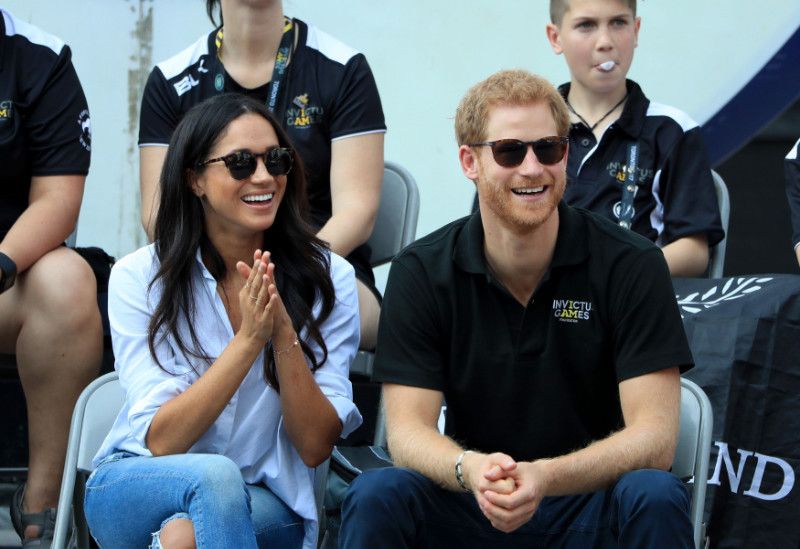 Meghan Markle y el príncipe Harry 