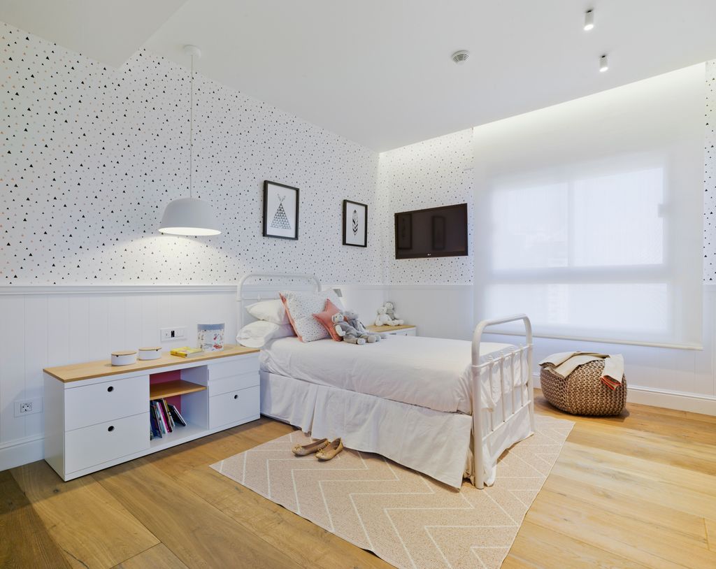 Habitación infantil con colores que generan calma