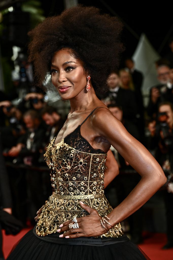 El afro de Naomi Campbell 