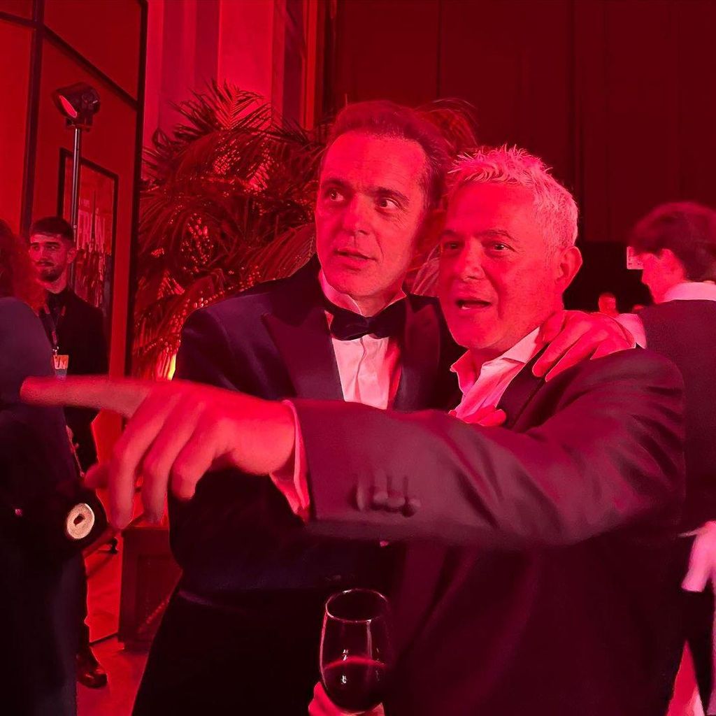 Alejandro Sanz y Pedro Alonso
