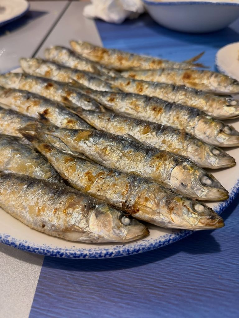 Las sardinas asados de El Tronky