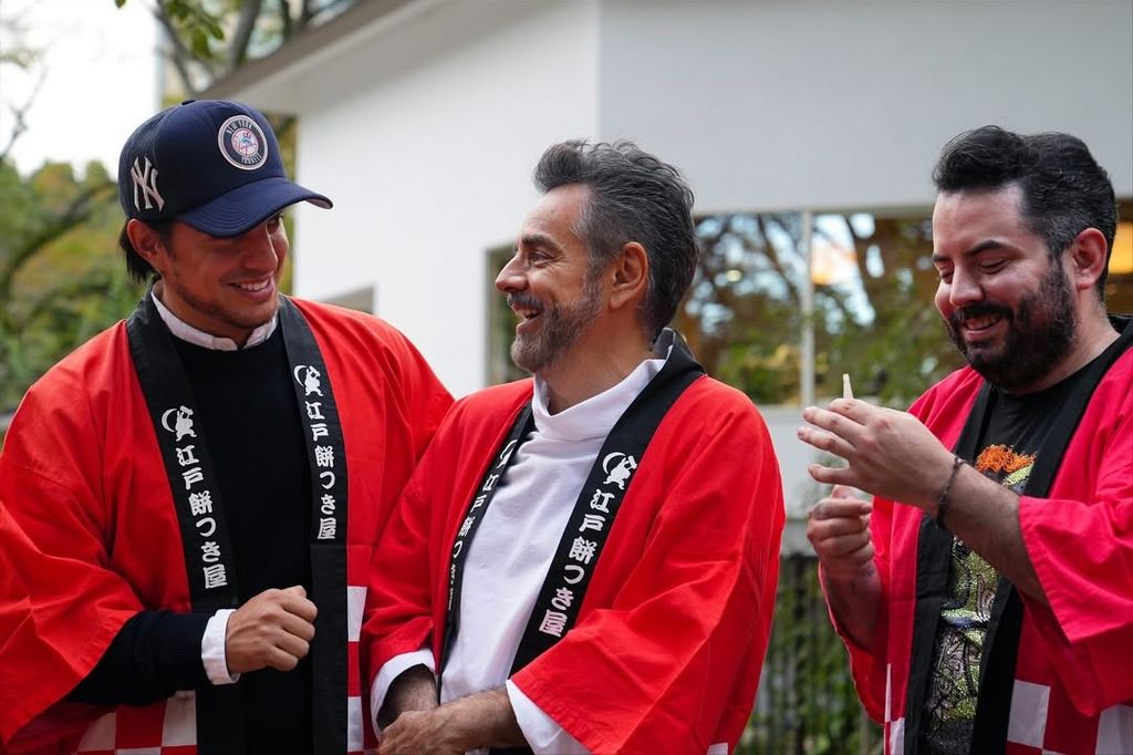 José Eduardo conquistó al público por su simpatía.
