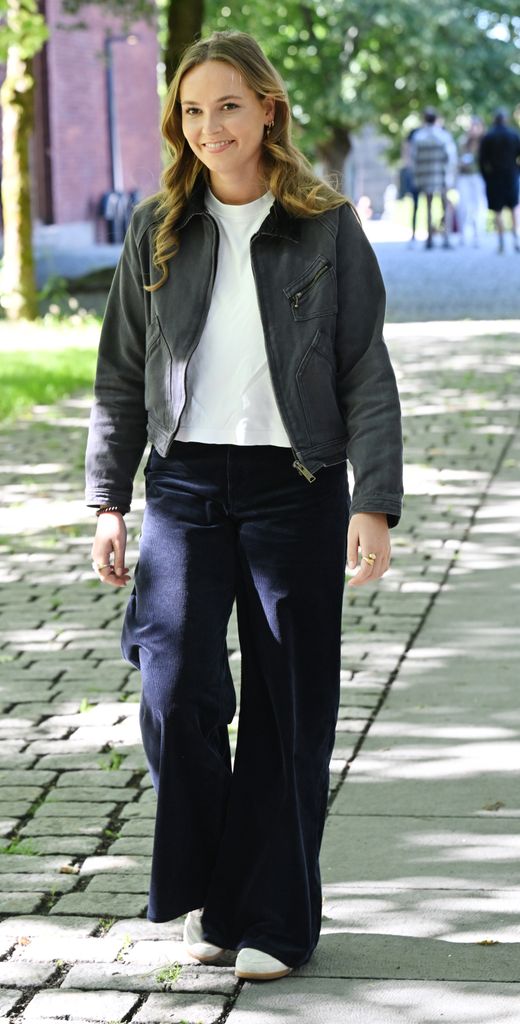 La princesa Ingrid Alexandra en la Facultad de Ciencias Sociales en la Universidad de Oslo, en agosto de 2026.