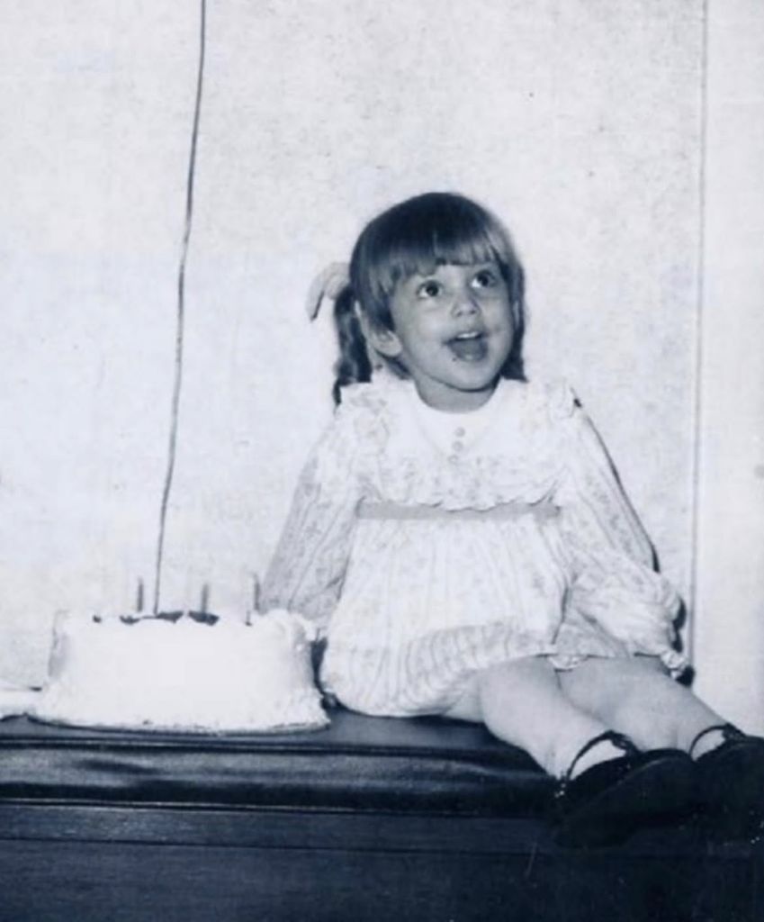 Cindy Crawford cuando era una niña